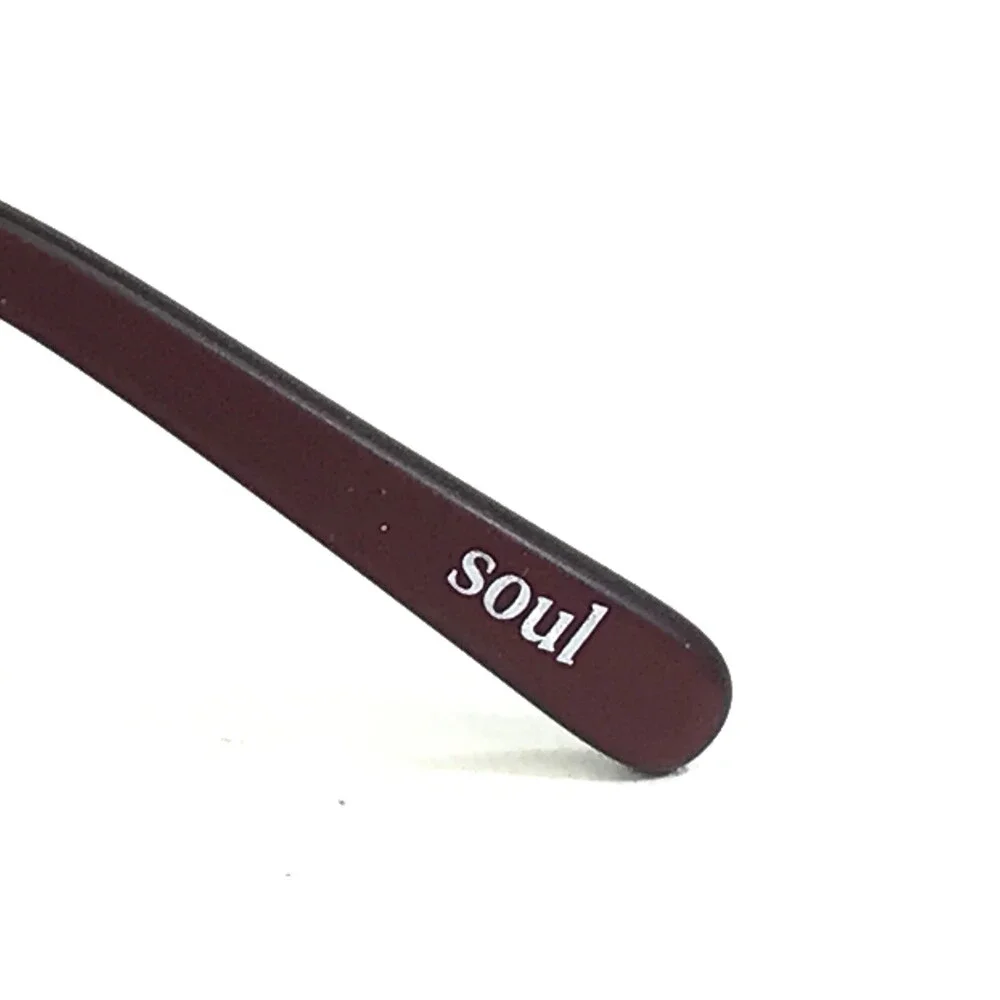 Andy Wolf Eyeglasses Frames 5055 col. i Burgundy Red Wood Grain Round 56-14-140